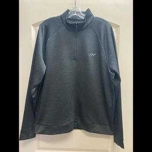 Greg Norman Collection fleece lined mock 1/4 zip